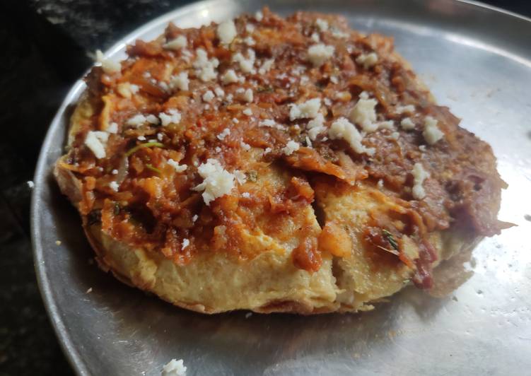 Easiest Way to Make Favorite Egg pav bhaji pizza dosa