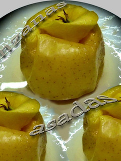 Una foto de Manzanas asadas