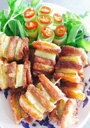 Hình của món Thịt ba chỉ chiên giòn (món chay).