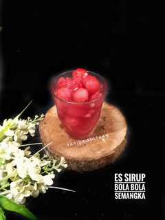 Foto resep Es Sirup Bola Bola Semangka