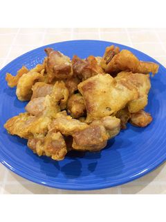 รูปของ หมูแดดเดียวชุบแป้งทอด