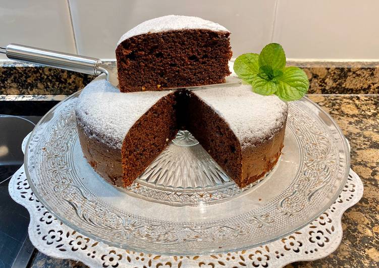 Bizcocho de queso mascarpone y chocolate