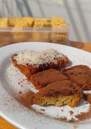 Foto resep Nuget pisang choco milo & cheese