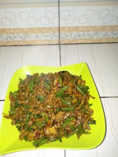 Foto resep Oseng tempe+kacang panjang
