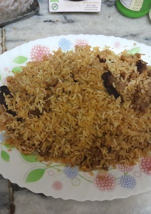 A picture of Sindhi Biryani.