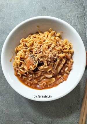 Foto resep Sarden Campur Mie Instan