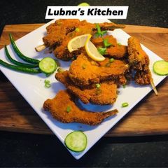 Fried Lamb Chops: A picture of Fried Lamb Chops:.