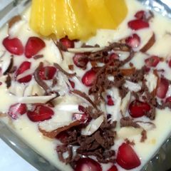 A picture of Fruit custard.