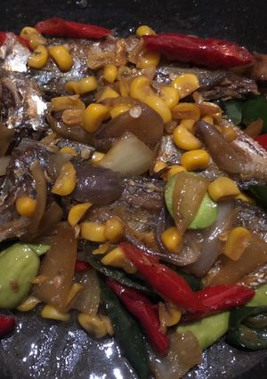 Foto resep Tumis peda jagung pete