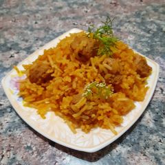 A picture of Soya pulao.