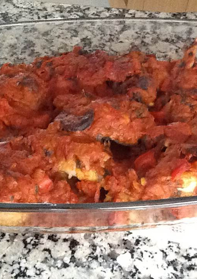 Una foto de Pollo al curry