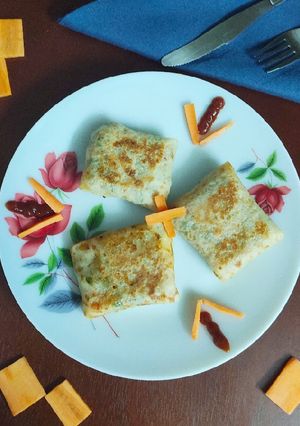 वेज क्रेप्स (veg crepes recipe in Hindi) रेसिपी मुख्य फोटो