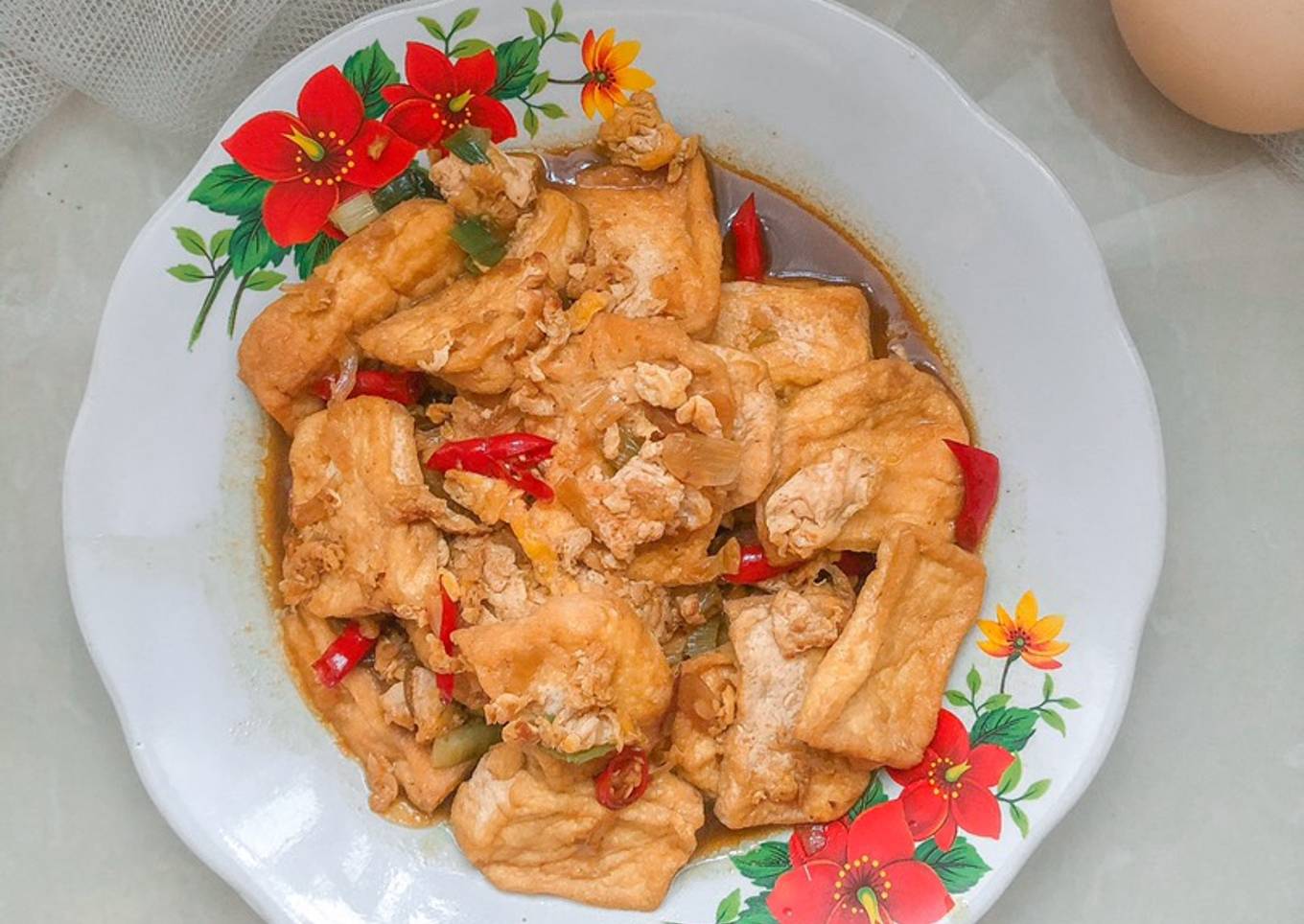 Tahu Telur Kecap