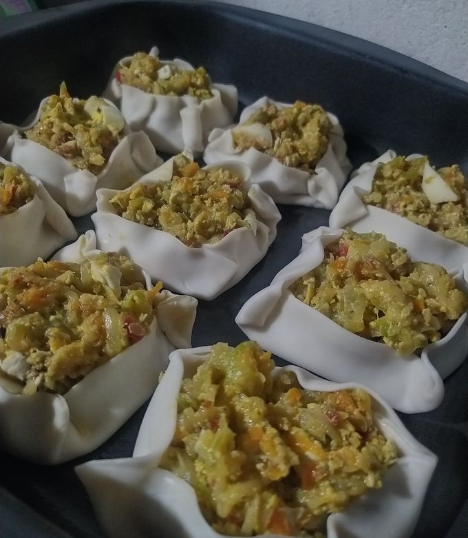 Una foto de Tarteletas de Zucchinis y Verduras