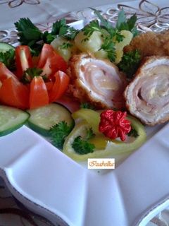 Pulykamell gordon bleu recept fotója