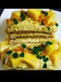 Mango Milk cream bread Sandwich