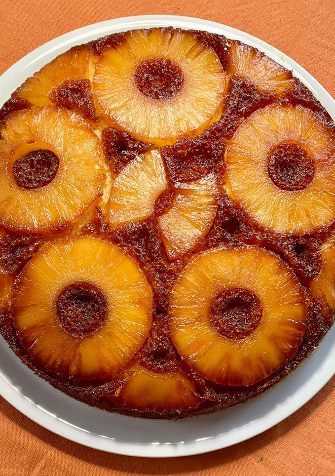 Una foto de Tarta de piña, al estilo Tatin