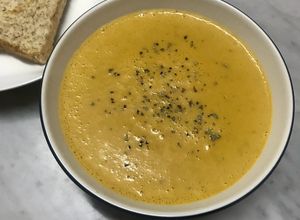 Foto resep Butternut Squash Soup (Sup Labu Kuning) - clean eat