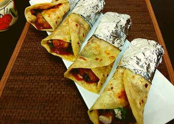 Popular Cuisine Veg Frankie Roll Delicious Perfect