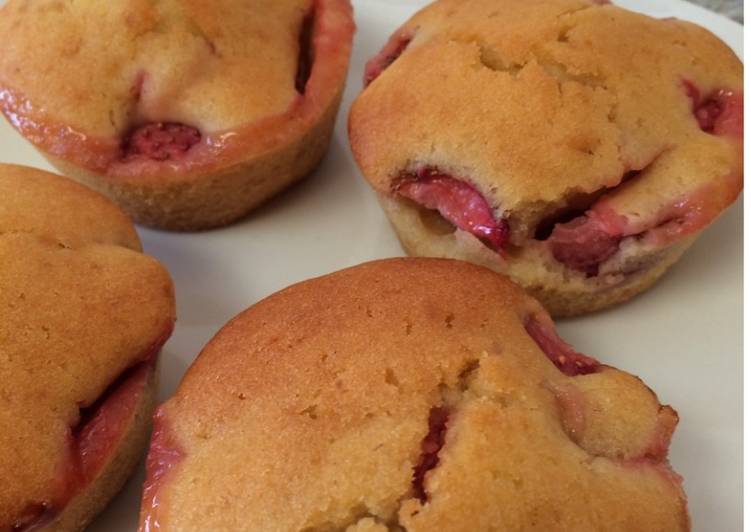 Muffins Moelleux aux Fraises