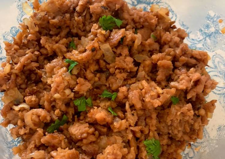 Carne moída do Futuro (Veg) - Tudogosreceitas