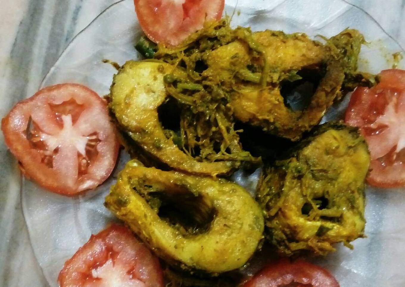 Methi rohu fish