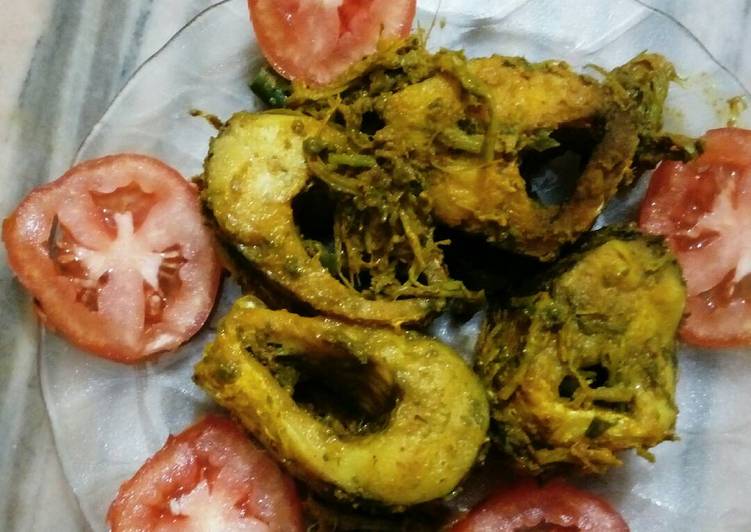 Methi rohu fish