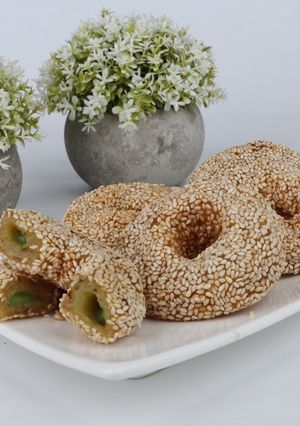 Foto resep Donat mochi pisang wijen