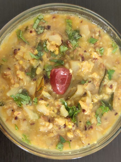பாசிப்பருப்பு, முட்டைகோஸ் கூட்டு (Moong dal,Cabbage curry) (Muttaikose koottu recipe in tamil) செய்முறை முக்கிய புகைப்படம்