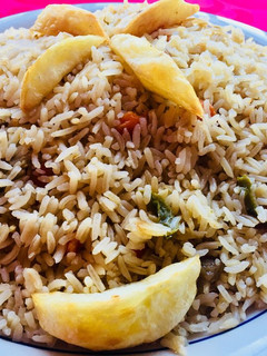 A picture of Simple vegetable rice.