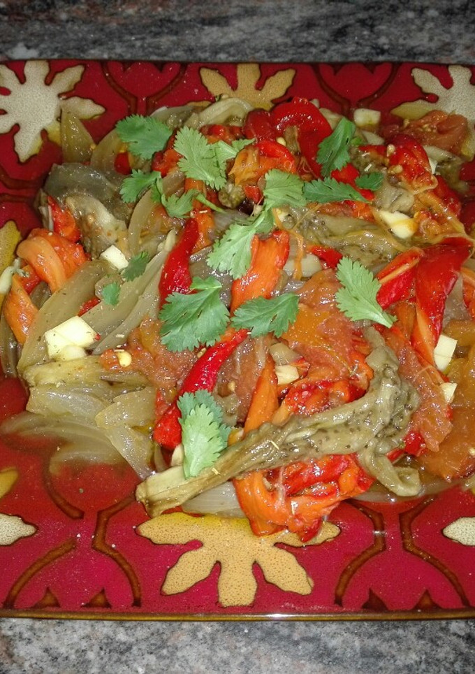 Una foto de Ensalada de verduras asadas
