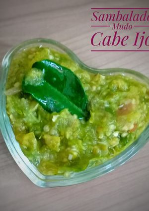 Foto resep Sambalado Mudo (Cabe Ijo)