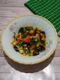 Tumis sayur pelangi
