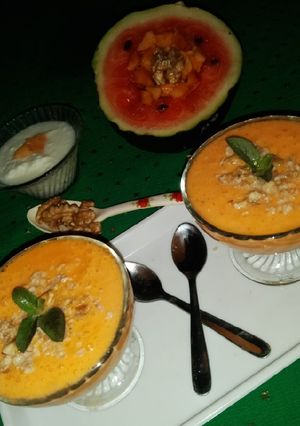 A picture of Melon Papaya Smoothie.
