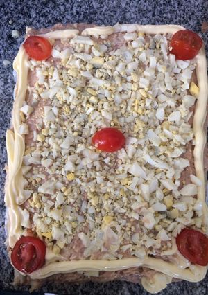 Una foto de Pastel de atún frío