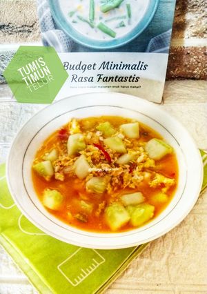 Foto resep Tumis Timun Telur
