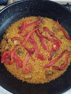 Una foto de Arroz con costillas de cerdo