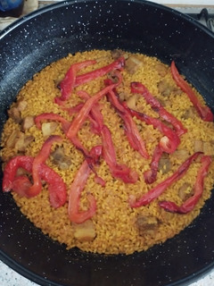 Una foto de Arroz con costillas de cerdo