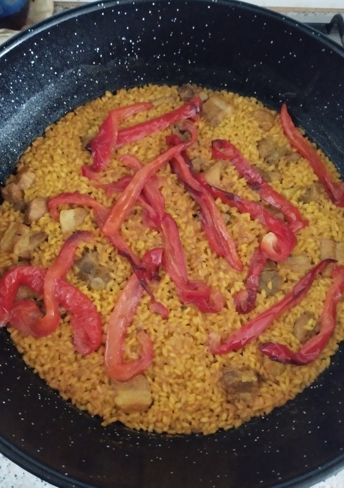 Una foto de Arroz con costillas de cerdo