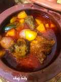 طاجن عكاوي يممممي بالبطاطس والبصل القاورمه روعه حبايبي ♥️😍