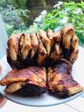 Pull apart cranberry cinnamon bread ขนมปังซินนามอนแครนเบอร์รี่