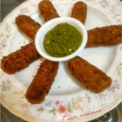 A picture of Rajma croquettes.