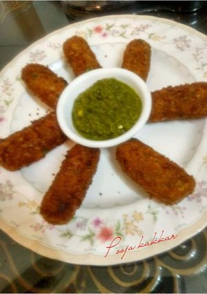 A picture of Rajma croquettes.
