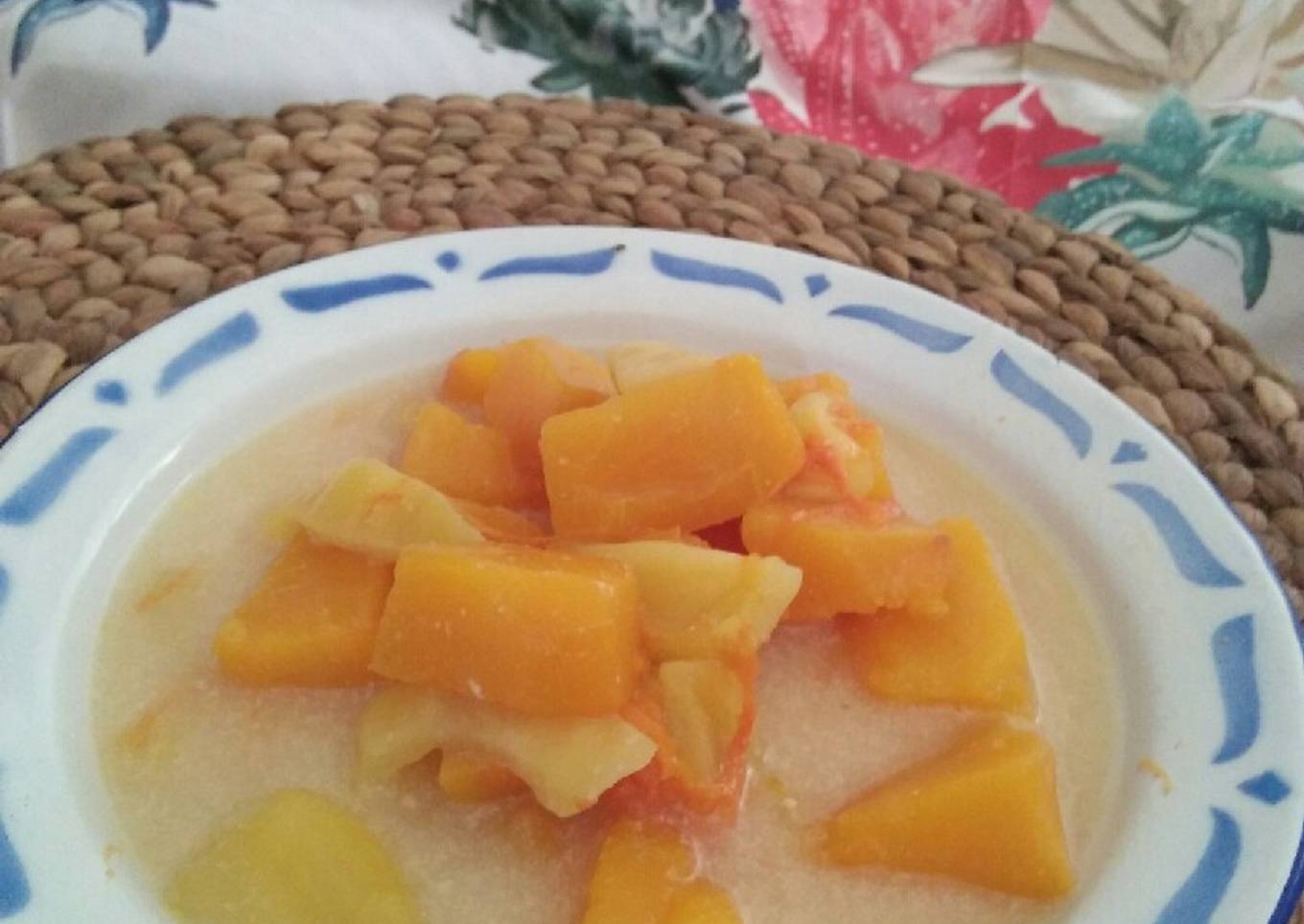 Kolak labu kuning dan nangka