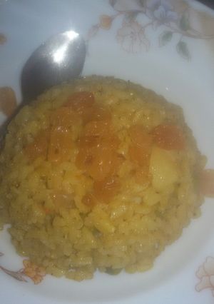صورة لوصفة ارز بالخضار