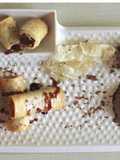 Chocolate Rolls With Cookie And Cream Ice Cream