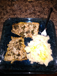 A picture of Lemon Garlic Salmon.
