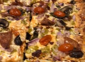 Una foto de Pizza para solteros