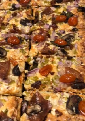 Una foto de Pizza para solteros