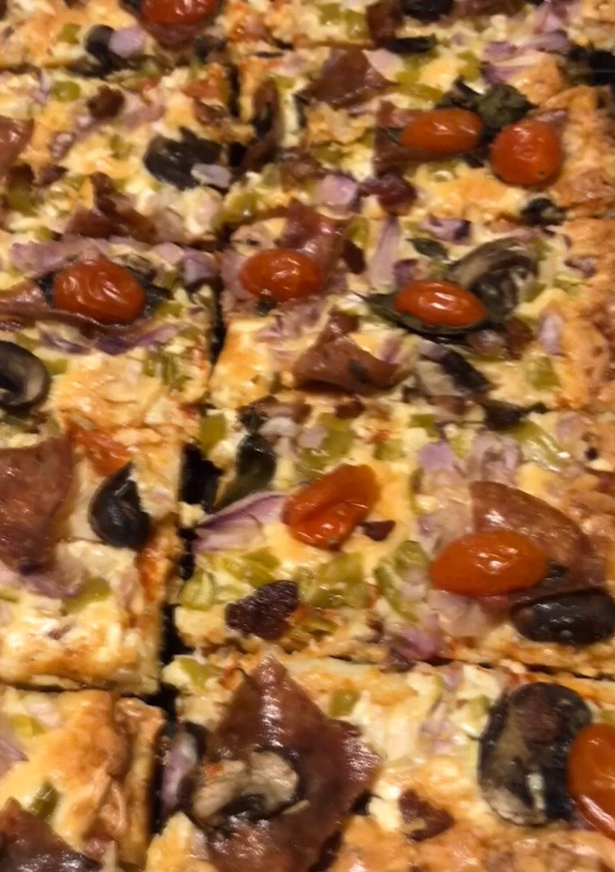 Una foto de Pizza para solteros
